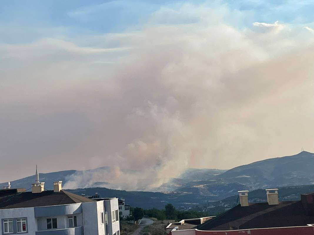 Uşak'ta orman yangını! Kızılcaören ve Kuşdemir köyleri arasındaki alan yanıyor 21